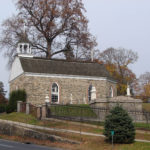 Photo of Old Dutch Church from across Albany Post Road